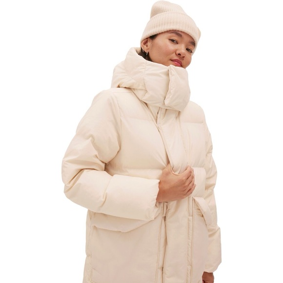 HALFDAYS WOMEN'S WHEELER PARKA - Cream / White - Size Small - Ski & Snow Jacket - Picture 14 of 16